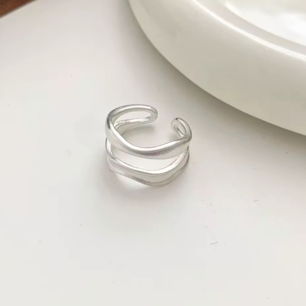 Elegant Silver Open Band Ring 💍